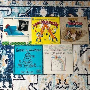 Vintage children’s record bundle lot Lumi Sticks Harmony Anne Murray LPs records